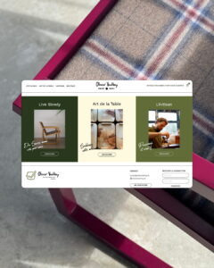 Site internet vitrine Olivier Veuthey — artisan menuisier Genève