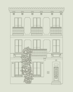 Logo Maison Mandel — identité visuelle maison d’hôtes Bordeaux