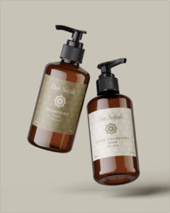 Packaging Dar Nalyah — gel douche riad Marrakech