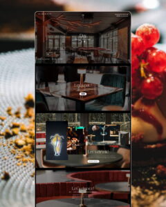 Site internet Le Theme Brussels — restaurant festive dining