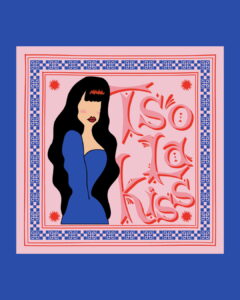 Carte de vœux Tsolakiss — graphisme stylisme vintage